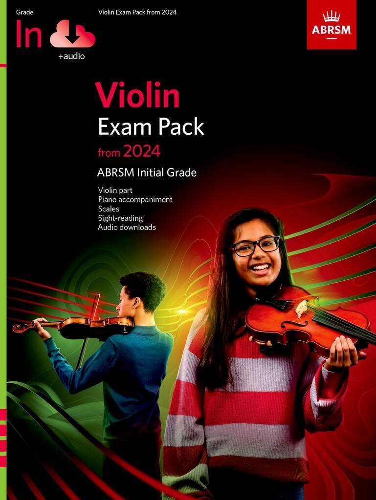 Violin Exam Pack from 2024 - Initial Grade (Violin part & piano accompaniment)