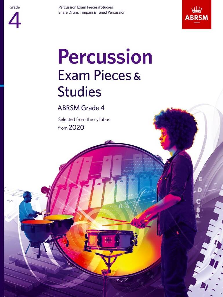 Percussion Exam Pieces & Studies from 2020 - Grade 4