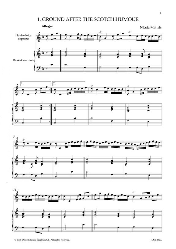 Ground after the Scotch Humour