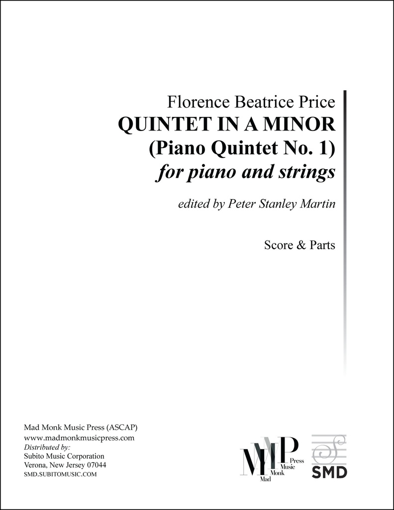 Piano Quintet No.1 in a Minor (Score & parts)