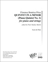 Piano Quintet No.1 in a Minor (Score & parts)