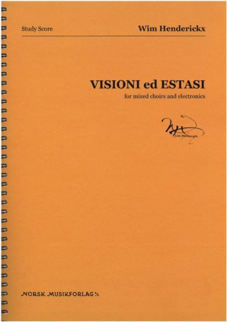 Visioni ed Estasi (study score)