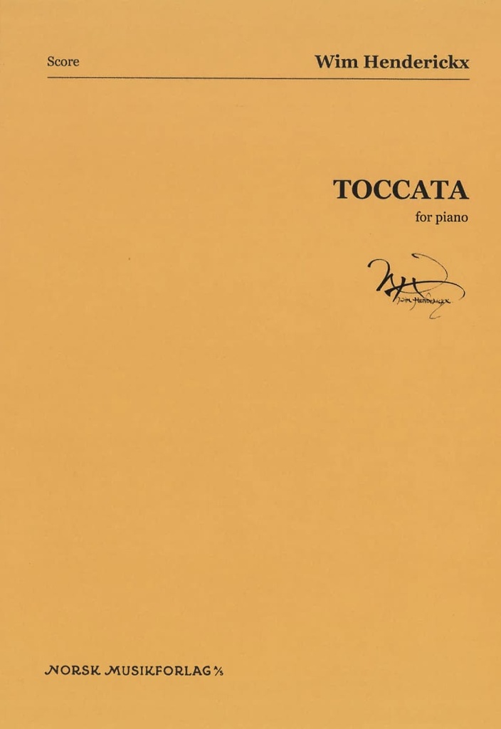 Toccata for piano