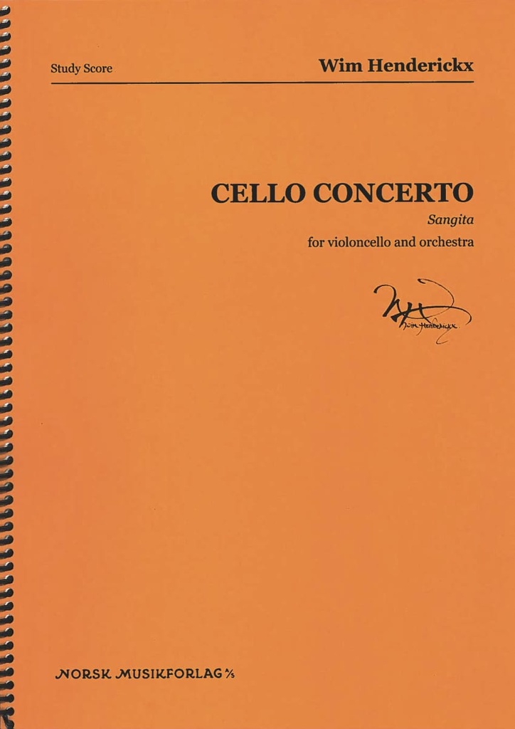 Cello Concerto (Sangita) (study score)