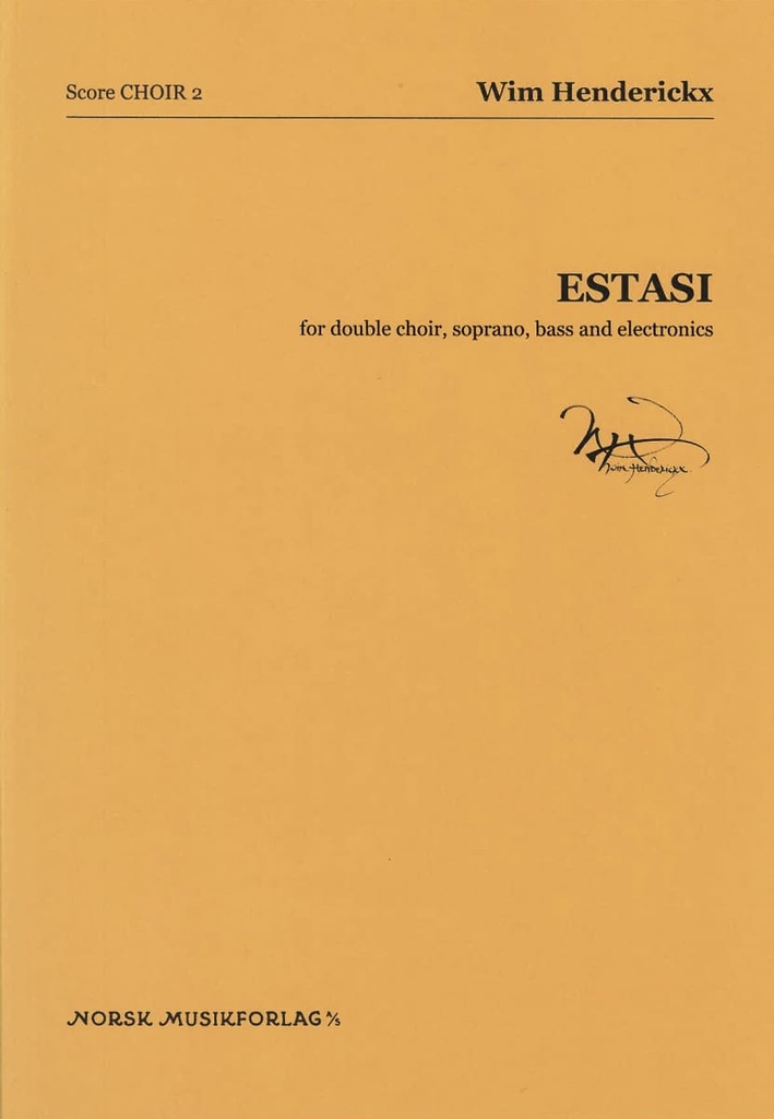 Estasi (score choir 2)