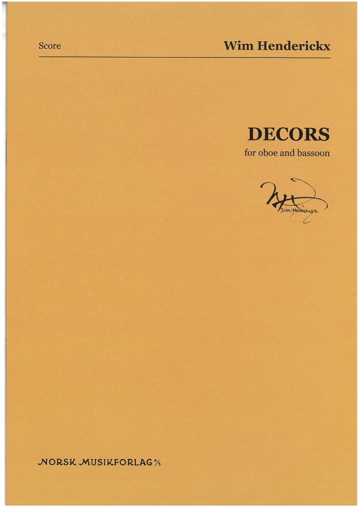 Decors (score)