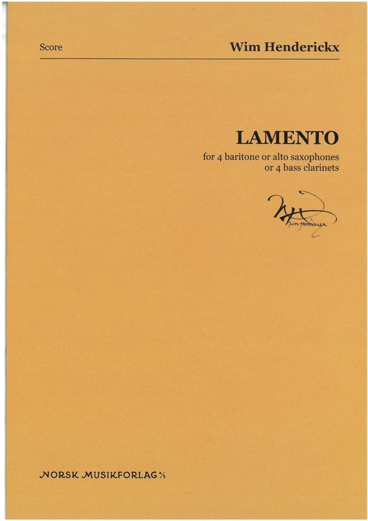 Lamento (score)