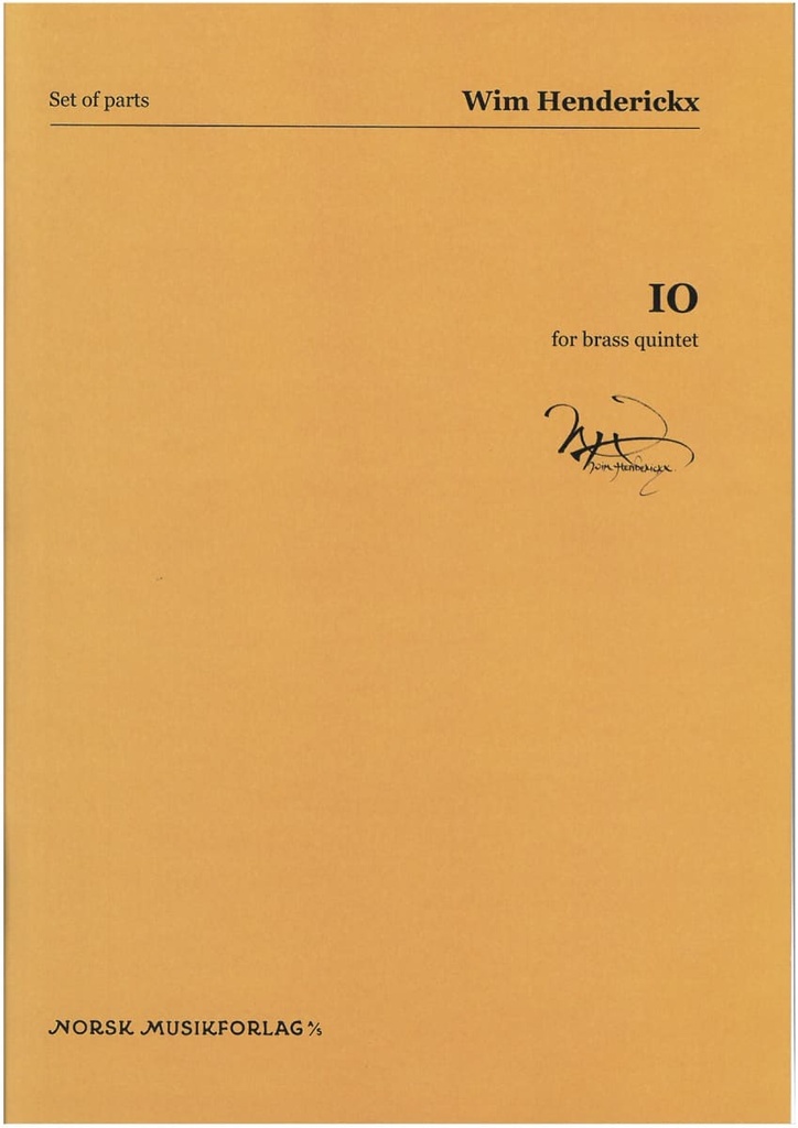 Io for brass quintet (parts)