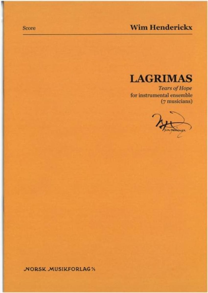 Lagrimas (score)