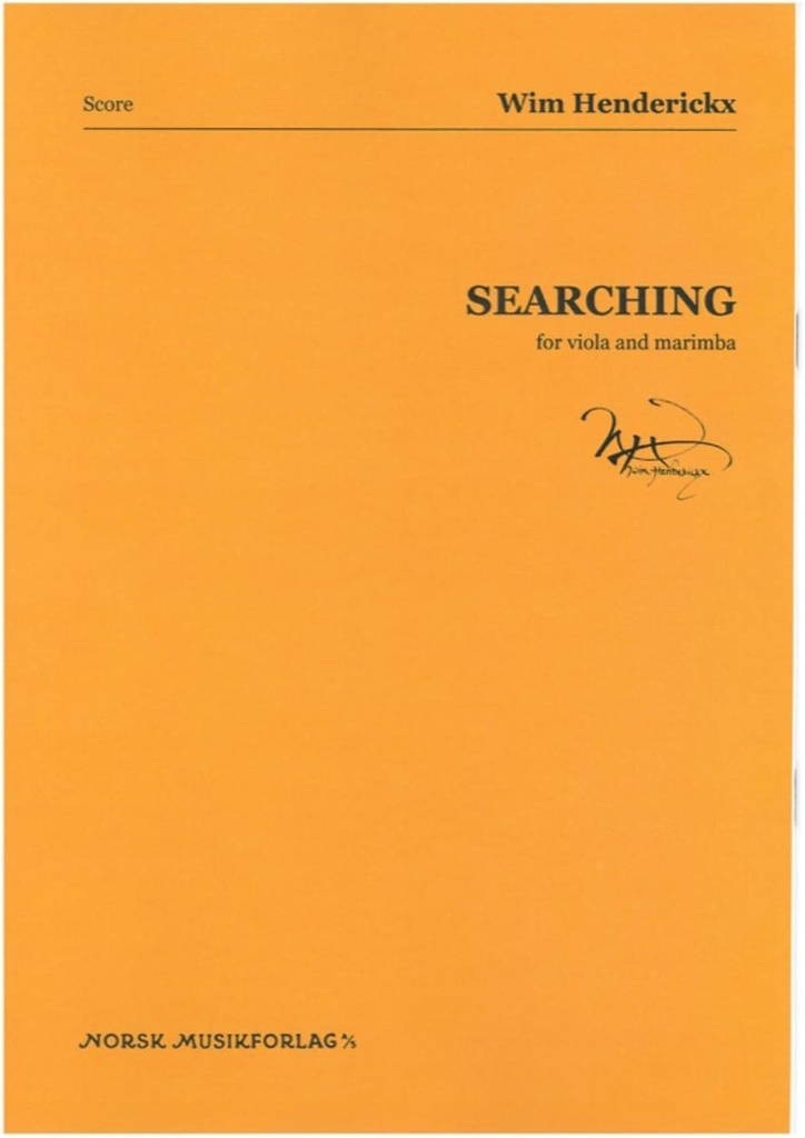 Searching for viola and marimba (score)