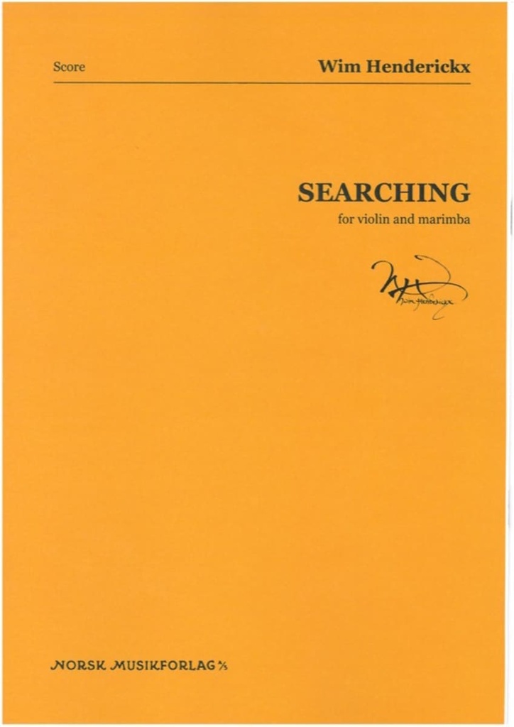 Searching for violin and marimba (score)