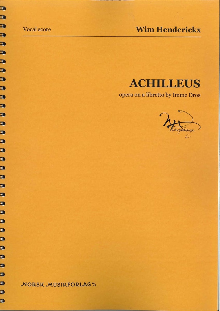 Achilleus (vocal score)