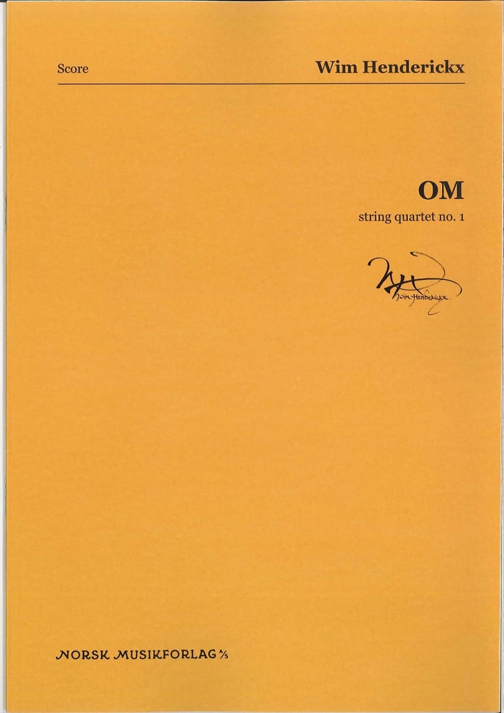 OM String Quartet No.1 (score)