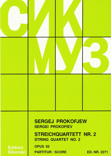 Streichquartett Nr. 2 (Study score)