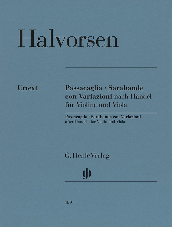Passacaglia, Sarabande con Variazioni after Handel