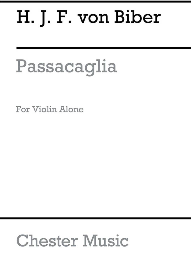 Passacaglia for Violin