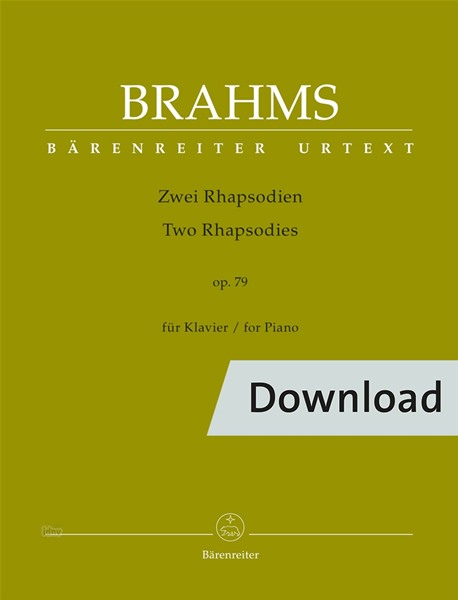 Zwei Rhapsodien op. 79