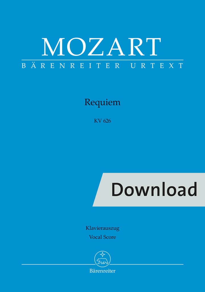 Requiem KV.626 (Vocal score)