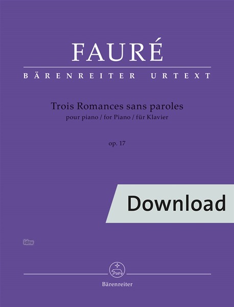 Trois Romances sans paroles op. 17 N 52