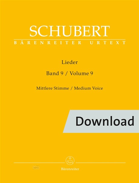 Lieder - Vol. 9 (Medium voice)