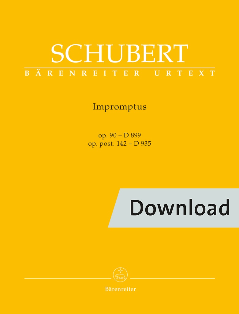 Impromptus op. 90 D 899, op. post. 142 D 935