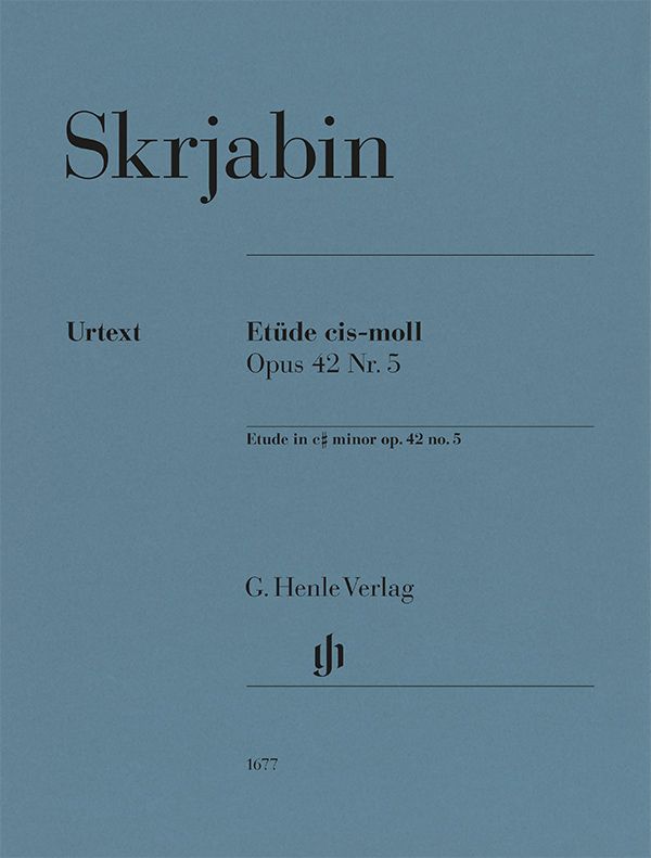 Etude c Sharp Minor, Op. 42 no. 5