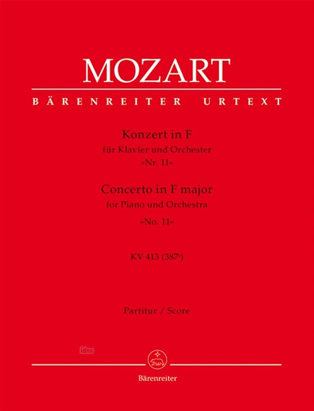 Konzert 11 No. 11 F-Dur KV 413 (387a) (Full score)