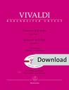 Konzert E-Dur op. 8/1 "Frühling" (Piano reduction)