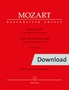 Konzert B-Dur KV 191 (186e) (Piano reduction)