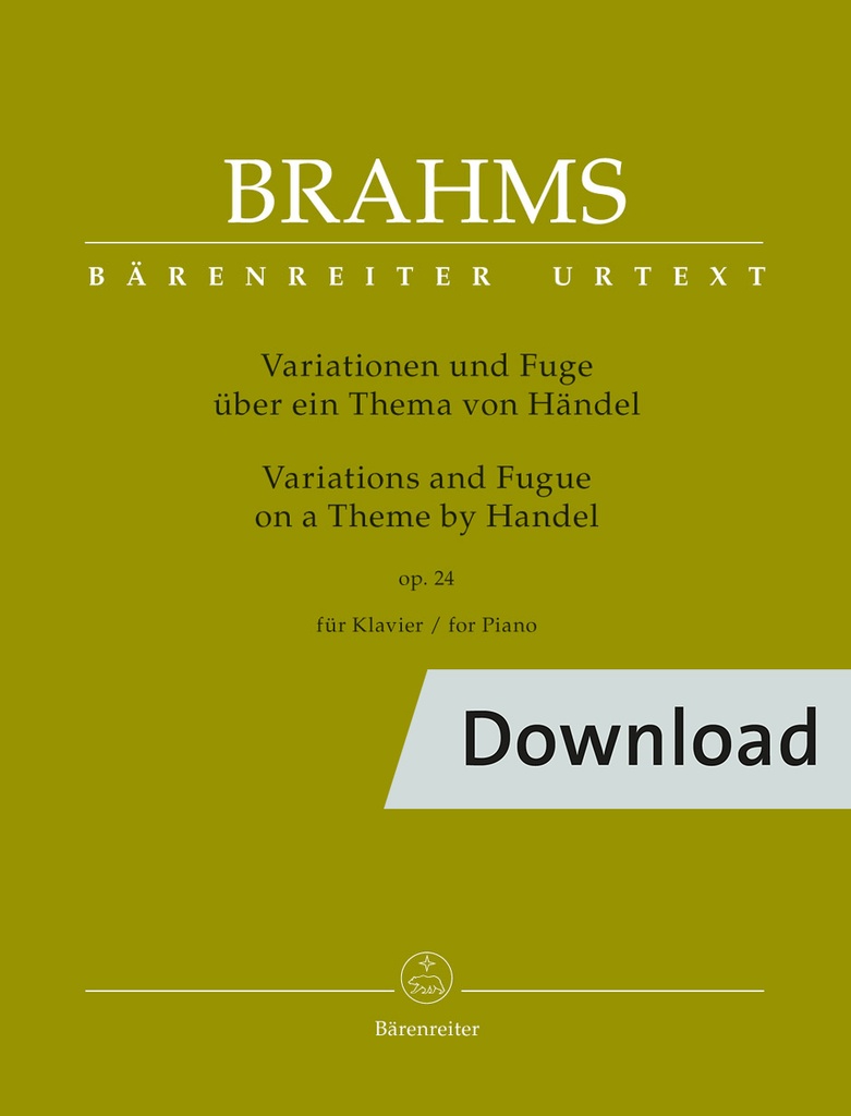 Variationen und Fuge über ein Thema von Händel op. 24