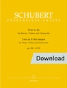 Trio Es-Dur op. 100 D 929 (Set of parts)