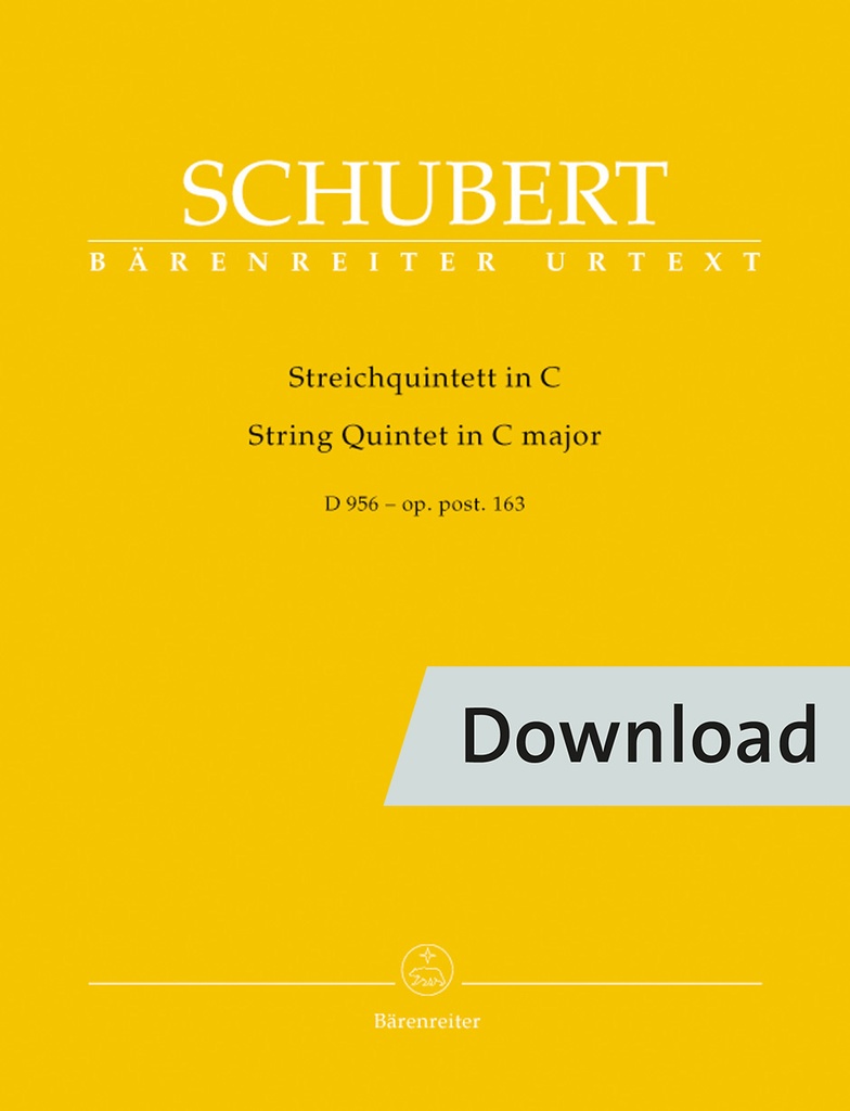 Streichquintett C-Dur op. post 163 D 956 (Set of parts)