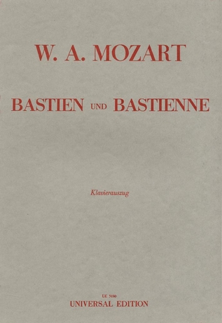 Bastien und Bastienne (Klavierauszug)