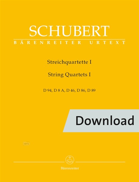 Streichquartette I (Set of parts)