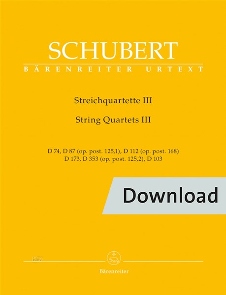 Streichquartette III (Set of parts)
