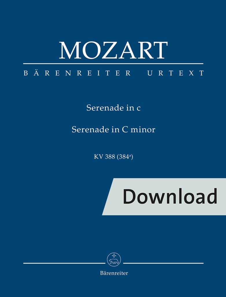 Serenade c-Moll KV 388 (384a) (Study score)