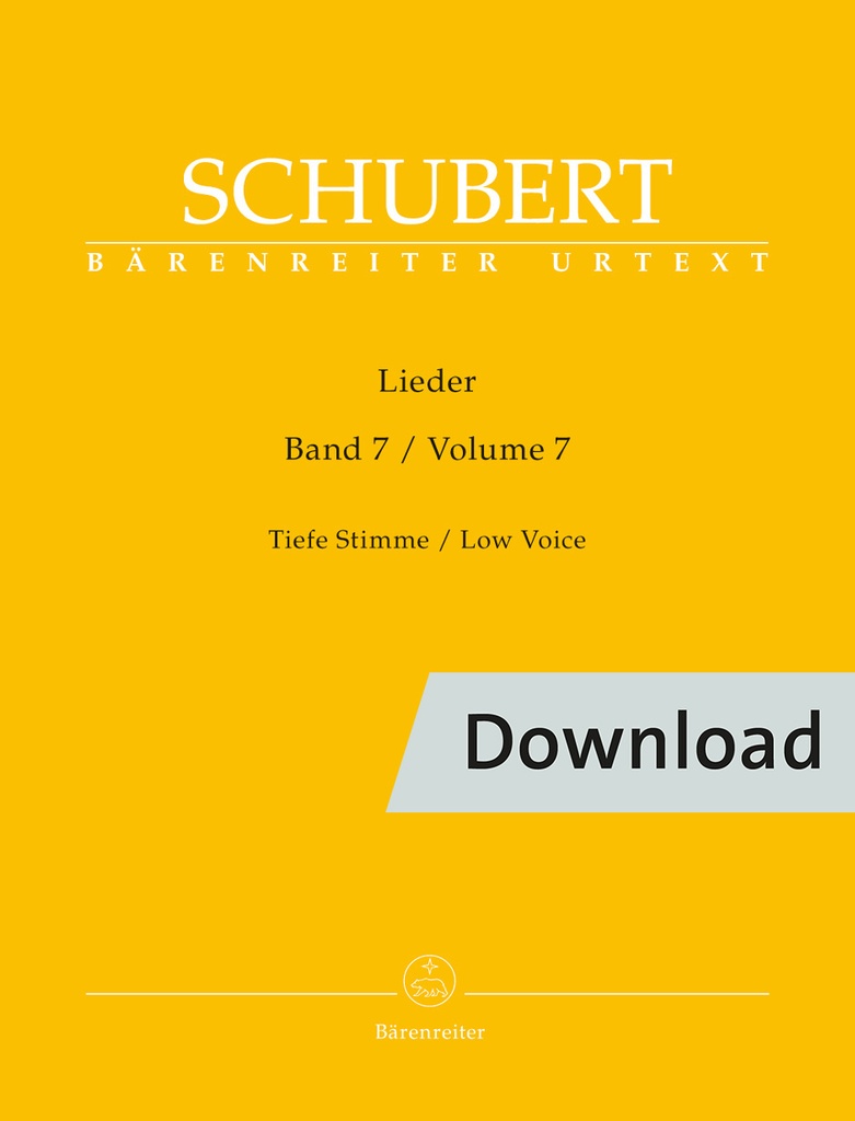 Lieder - Vol. 7 (Low voice)