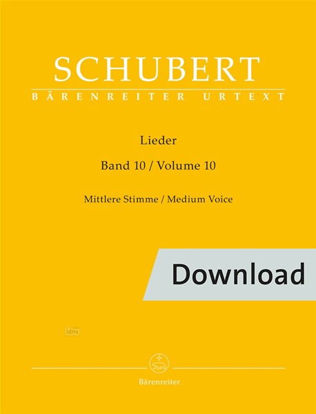 Lieder - Vol. 10 (Medium voice)