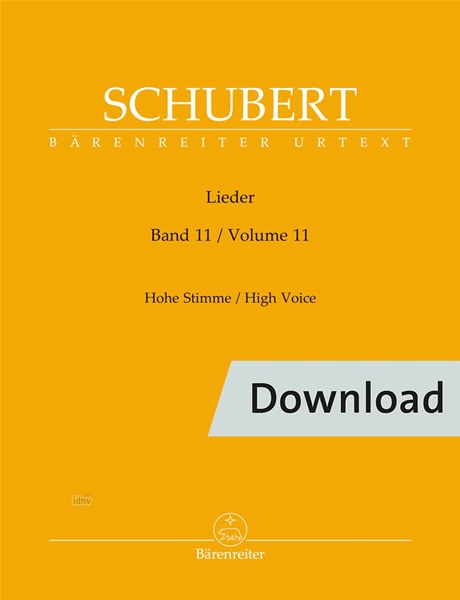 Lieder - Vol. 11 (High voice)