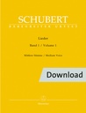 Lieder Vol.1 (Medium voice)