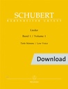 Lieder - Vol. 1 (Low voice)