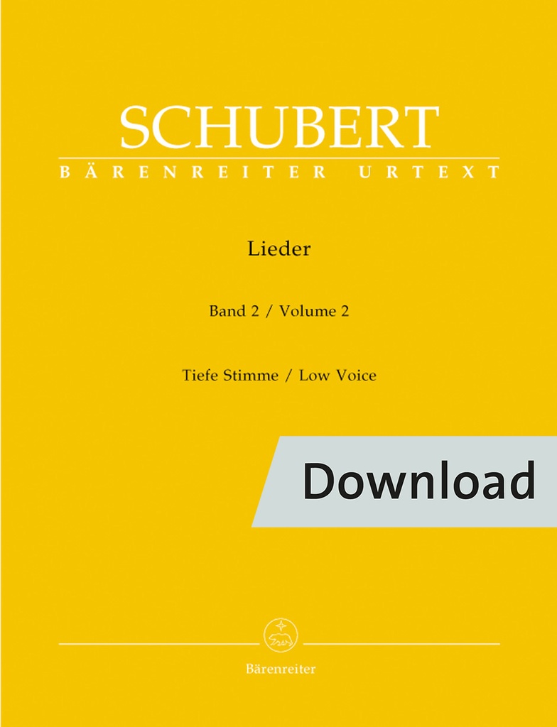 Lieder - Vol.2 (Low voice)