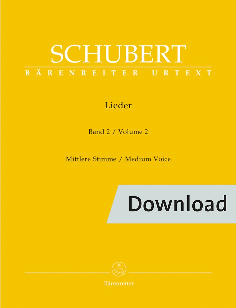 Lieder - Vol.2 (Medium voice)