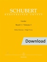 Lieder - Vol. 3 (High voice)