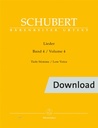 Lieder - Vol. 4 (Low voice)