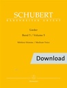 Lieder - Vol. 5 (Medium voice)