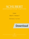 Lieder - Vol. 5 (Low voice)