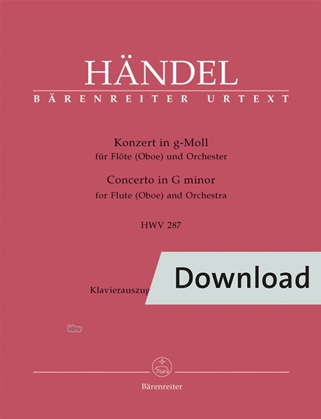 Konzert g-Moll HWV 287 (Piano reeduction)