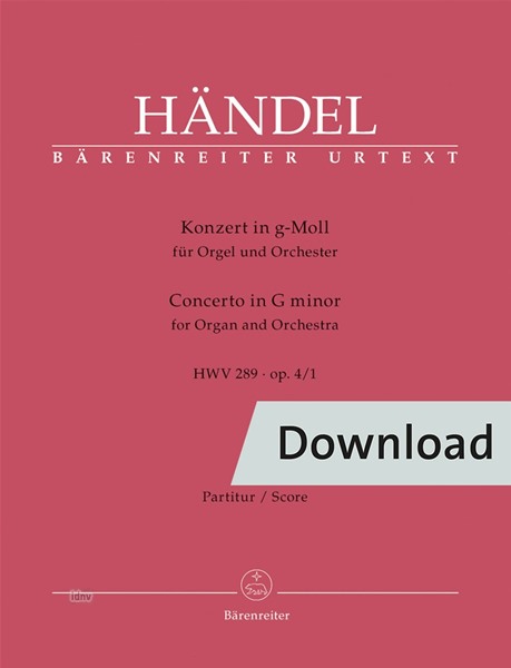 Konzert g-Moll op. 4/1 HWV 289