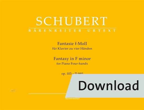Fantasie f-Moll op. 103 D 940 (Quatre Mains)